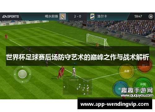 世界杯足球赛后场防守艺术的巅峰之作与战术解析