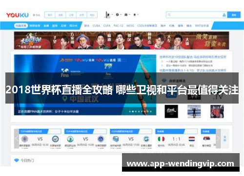 2018世界杯直播全攻略 哪些卫视和平台最值得关注 2018世界杯直播全攻略 哪些卫视和平台最值得关注