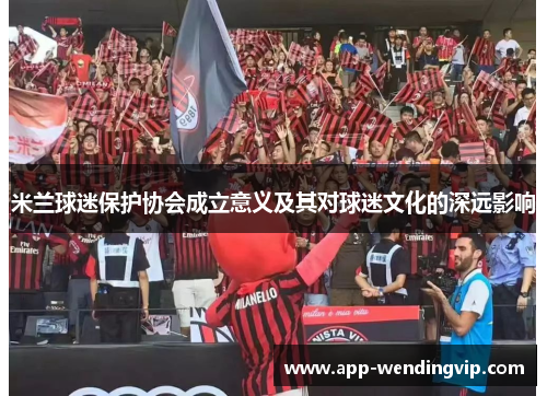 米兰球迷保护协会成立意义及其对球迷文化的深远影响